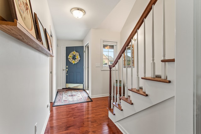 2910 Greystone Pl, Champaign, IL 61822 - foyer featuring stairway and wood finished floors