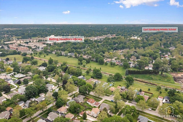 3604 Owl Dr, Rolling Meadows, IL 60008 - bird's eye view