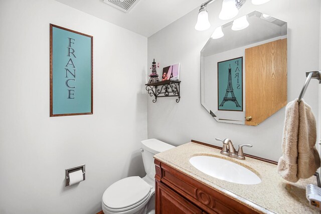 2802 Forestview Dr, Carpentersville, IL 60110 - half bathroom with toilet and vanity