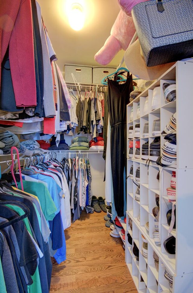 14121 Norwich Ln Unit 301, Orland Park, IL 60467 - spacious closet featuring wood finished floors