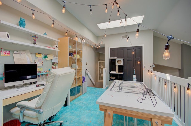 14121 Norwich Ln Unit 301, Orland Park, IL 60467 - office featuring a skylight