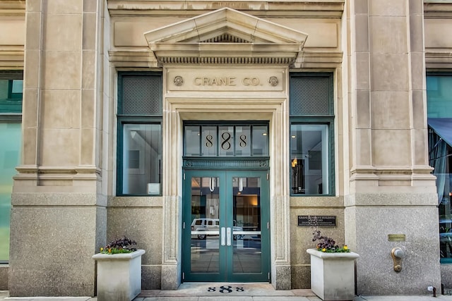 888 S Michigan Ave Unit 601, Chicago, IL 60605 - view of exterior entry featuring french doors
