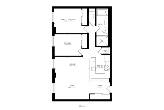 888 S Michigan Ave Unit 601, Chicago, IL 60605 - view of room layout