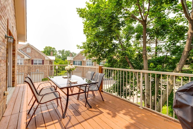 1296 Ashley Ct, Vernon Hills, IL 60061 - deck featuring outdoor dining space and grilling area