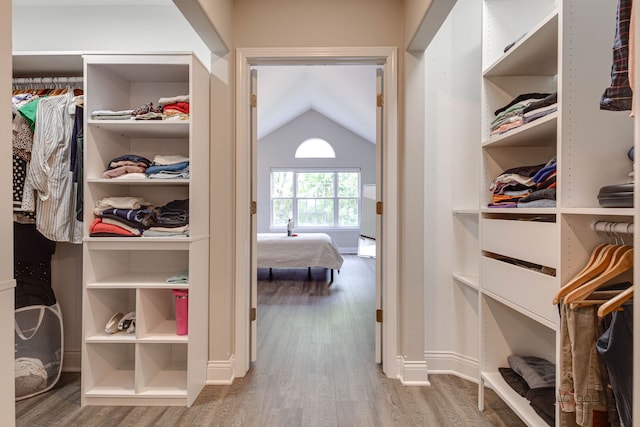 1296 Ashley Ct, Vernon Hills, IL 60061 - spacious closet with wood finished floors and lofted ceiling