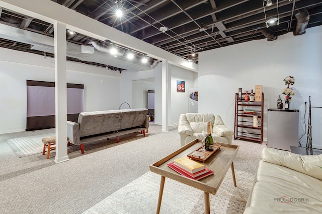 1296 Ashley Ct, Vernon Hills, IL 60061 - living area with carpet