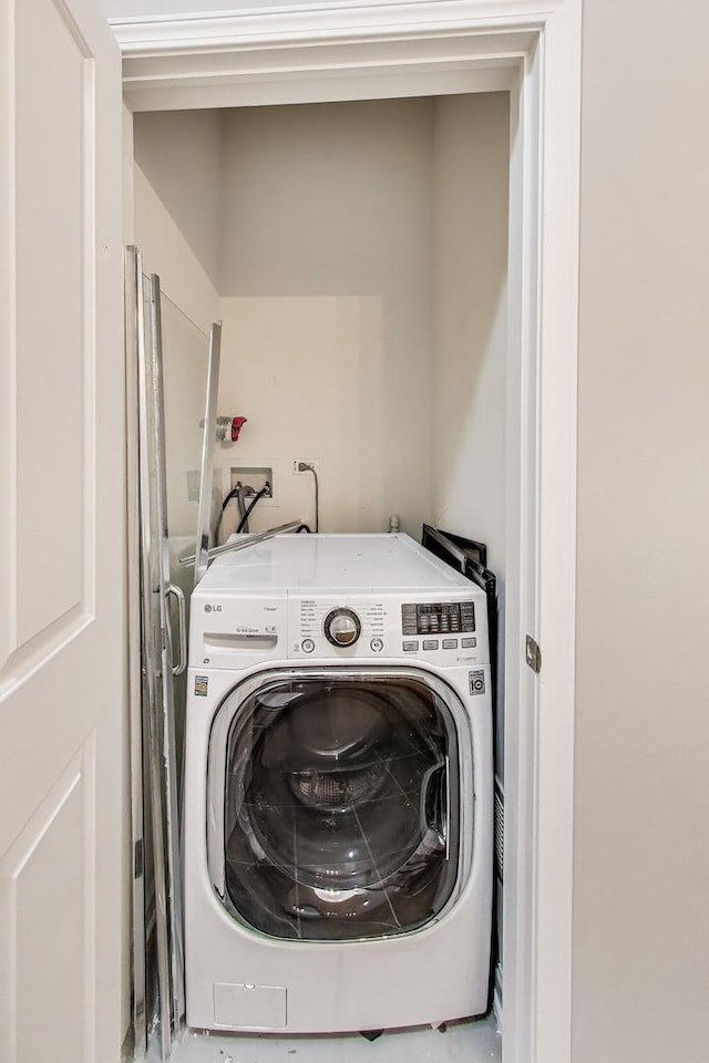 1464 S Michigan Ave Unit 1404, Chicago, IL 60605 - laundry area featuring washer / dryer