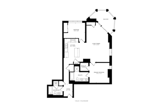 1464 S Michigan Ave Unit 1404, Chicago, IL 60605 - view of property floor plan