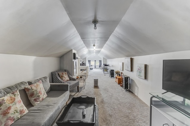 6142 S Richmond St, Chicago, IL 60629 - carpeted living area with vaulted ceiling