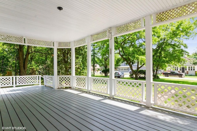 100 E Miller Ave, Hinckley, IL 60520 - view of wooden terrace