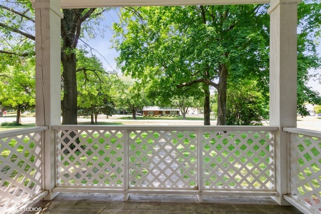100 E Miller Ave, Hinckley, IL 60520 - view of wooden deck