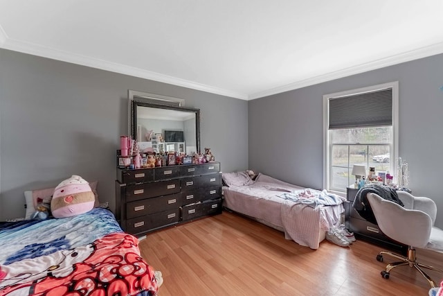 36W340 Huntley Rd, Dundee, IL 60118 - bedroom with ornamental molding and light wood-style floors