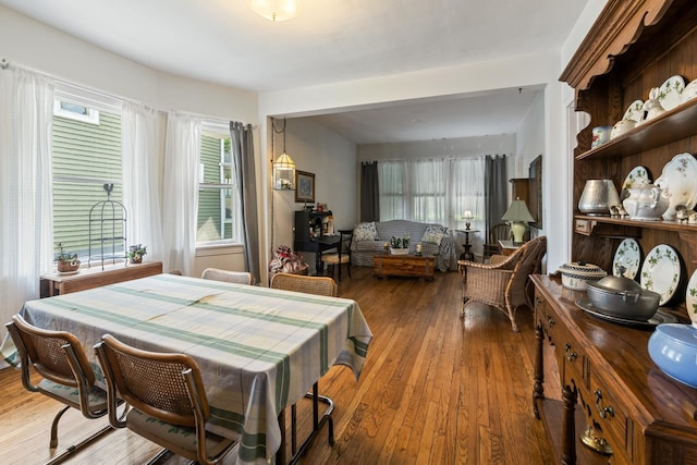 4427 N Kenneth Ave, Chicago, IL 60630 - dining space featuring wood-type flooring and healthy amount of natural light