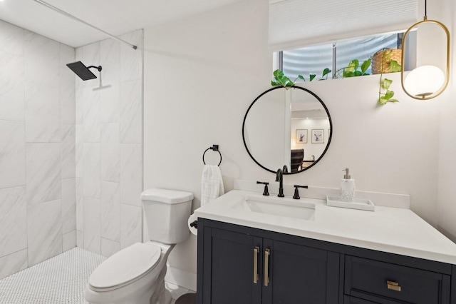 0N467 Cloos Ct, Winfield, IL 60190 - bathroom with vanity and a tile shower