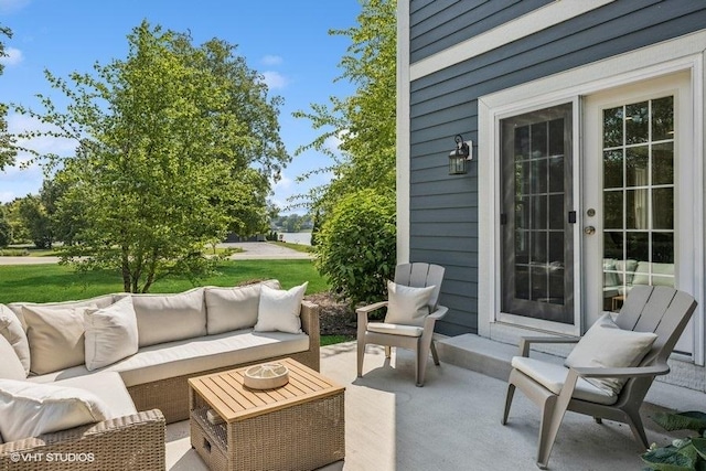 7536 Inverway Dr, Lakewood, IL 60014 - view of patio featuring an outdoor living space