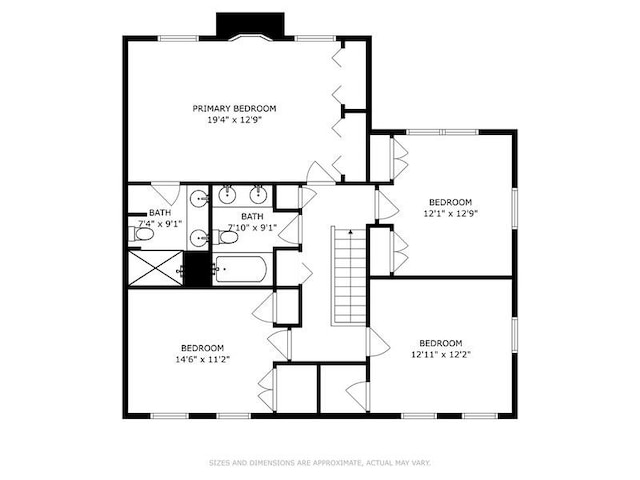 7536 Inverway Dr, Lakewood, IL 60014 - view of floor plan / room layout