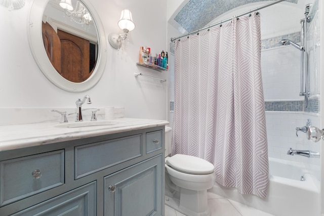 21 Forest Ave, Naperville, IL 60540 - full bath featuring vanity, toilet, and shower / bath combo