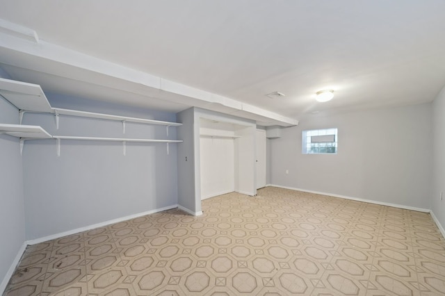 4646 W Montana St, Chicago, IL 60639 - below grade area featuring baseboards