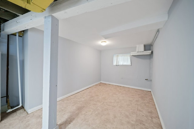 4646 W Montana St, Chicago, IL 60639 - below grade area featuring baseboards