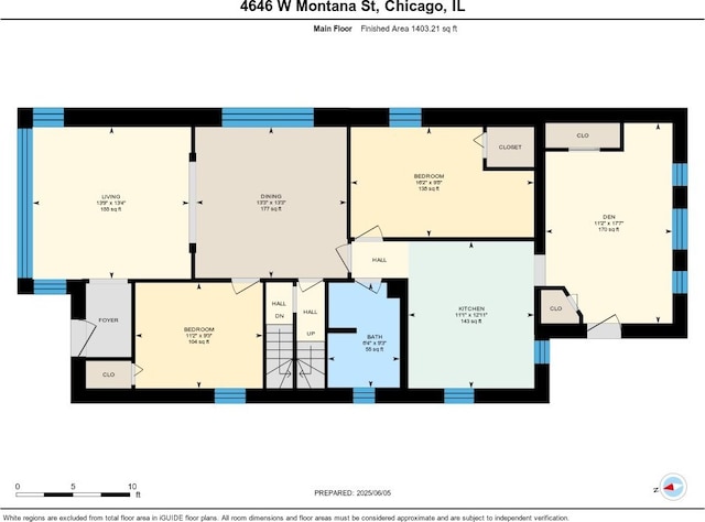 4646 W Montana St, Chicago, IL 60639 - home floor plan