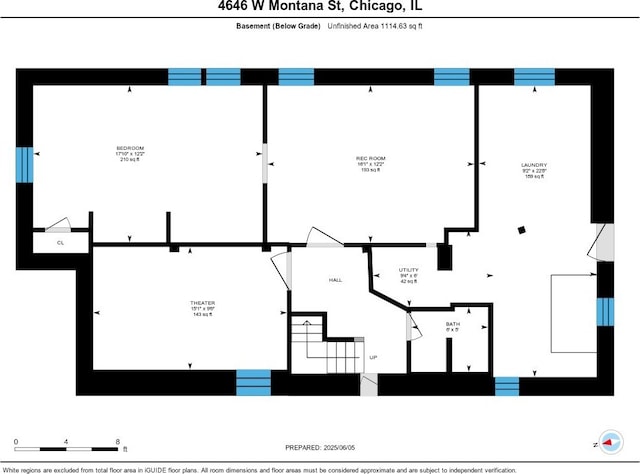 4646 W Montana St, Chicago, IL 60639 - floor plan / room layout