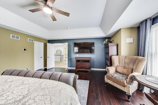 27117 Ashgate Xing, Plainfield, IL 60585 - bedroom featuring hardwood / wood-style floors and ceiling fan
