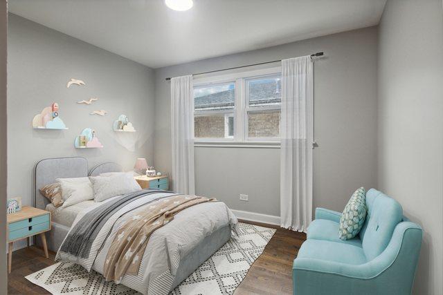 15123 Wabash Ave, South Holland, IL 60473 - bedroom featuring wood finished floors and baseboards