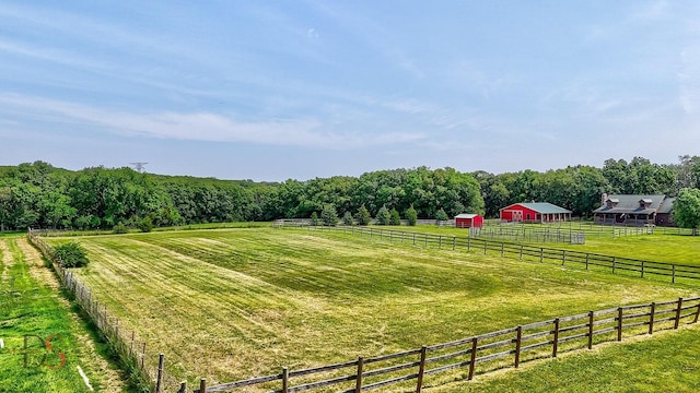 2622 E 28th Rd, Marseilles, IL 61341 - view of yard with a rural view and an outbuilding