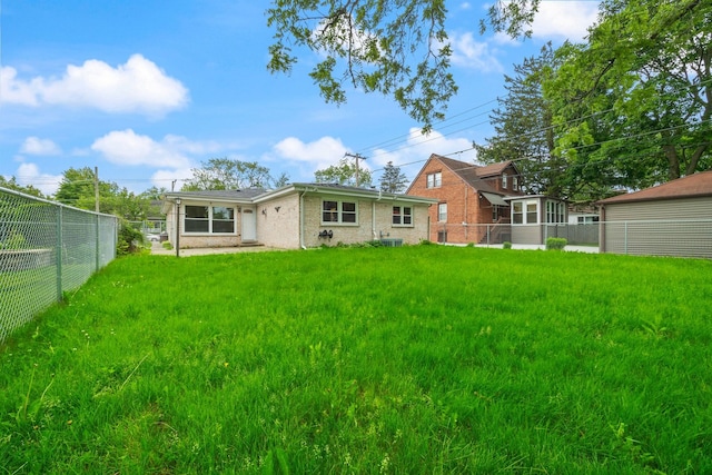 1094 E Algonquin Rd, Des Plaines, IL 60016 - rear view of property with brick siding