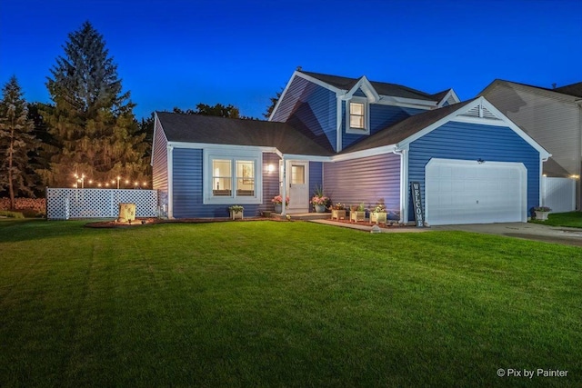 688 Regent Dr, Crystal Lake, IL 60014 - traditional-style home with an attached garage and driveway