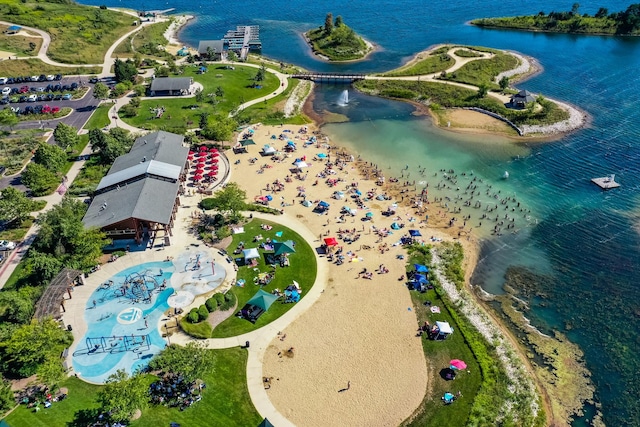 688 Regent Dr, Crystal Lake, IL 60014 - drone / aerial view of a nearby body of water