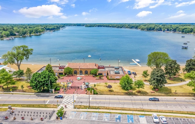 688 Regent Dr, Crystal Lake, IL 60014 - drone / aerial view of a large body of water