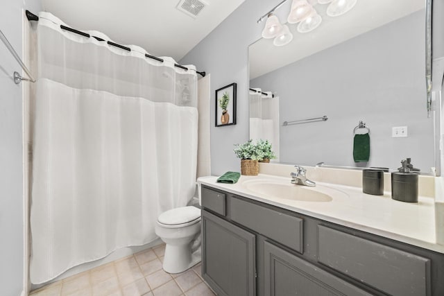 2278 Andrew Trl, Montgomery, IL 60538 - full bathroom featuring vanity, tile patterned flooring, and a shower with curtain