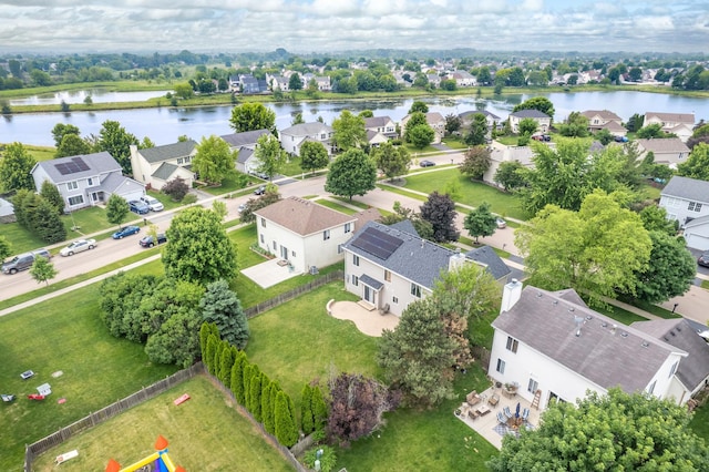 2278 Andrew Trl, Montgomery, IL 60538 - aerial perspective of suburban area featuring a nearby body of water
