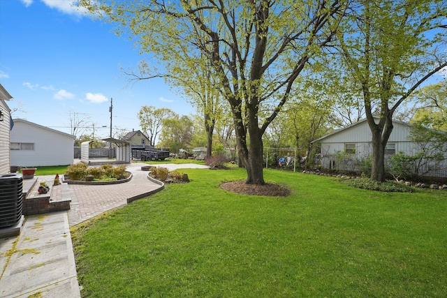 2203 Gilead Ave, Zion, IL 60099 - view of yard with central AC
