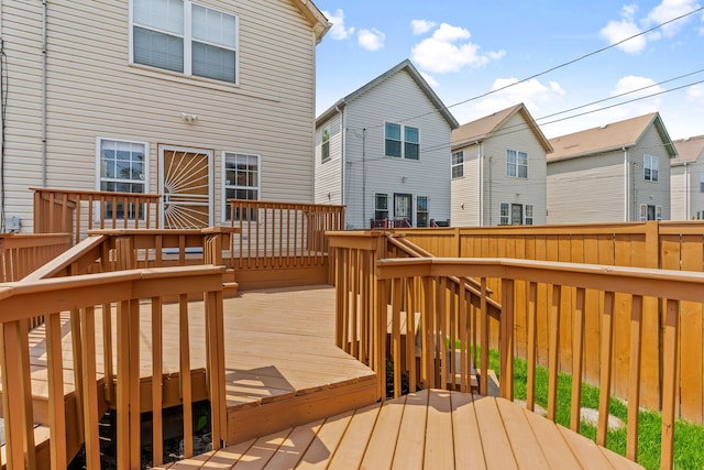 6941 S E End Ave, Chicago, IL 60649 - wooden terrace with a residential view