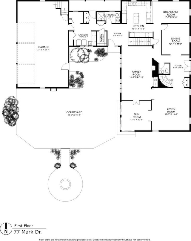 77 Mark Dr, Hawthorn Woods, IL 60047 - view of home floor plan
