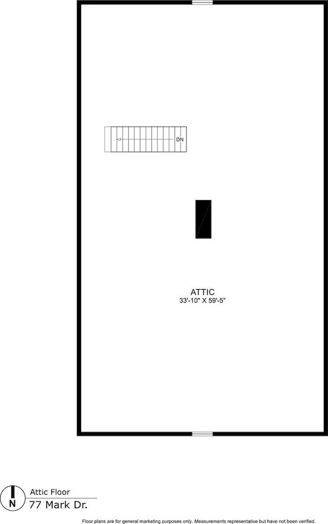 77 Mark Dr, Hawthorn Woods, IL 60047 - view of room layout