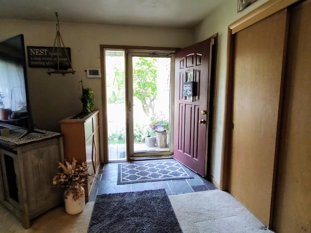 205 Beacon Dr, Belvidere, IL 61008 - entryway with stone finish floors