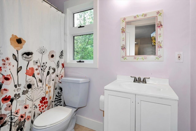 21440 S Hillside Rd, Frankfort, IL 60423 - bathroom with vanity and a shower with curtain