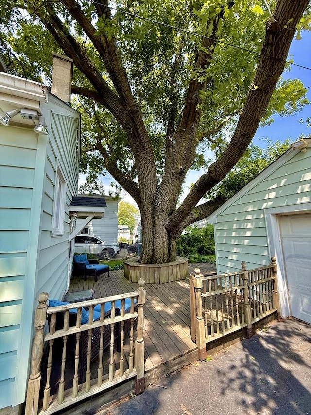 1308 Waverly Pl, Joliet, IL 60435 - view of wooden terrace