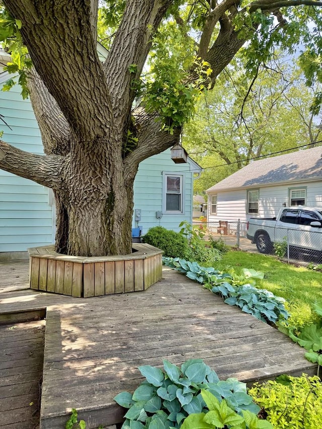1308 Waverly Pl, Joliet, IL 60435 - view of wooden terrace