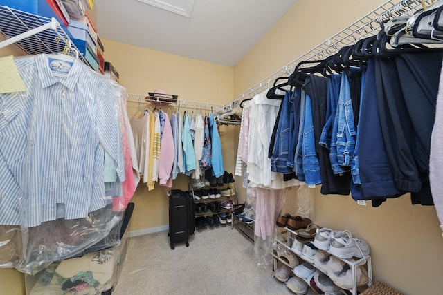 1908 Timbers Edge Cir, Joliet, IL 60431 - spacious closet with carpet and attic access