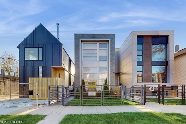 1802 N Mozart St, Chicago, IL 60647 - view of front of home featuring board and batten siding