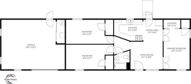 201 S 1st St, Tolono, IL 61880 - home floor plan