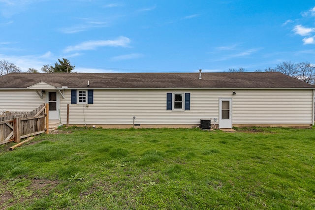 201 S 1st St, Tolono, IL 61880 - back of house featuring cooling unit
