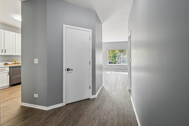 3736 Munson St, Plano, IL 60545 - hall featuring wood finished floors and baseboards