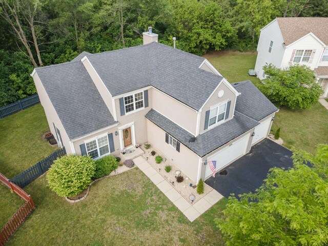 2519 Quail Cv, Carpentersville, IL 60110 - aerial view of property and surrounding area