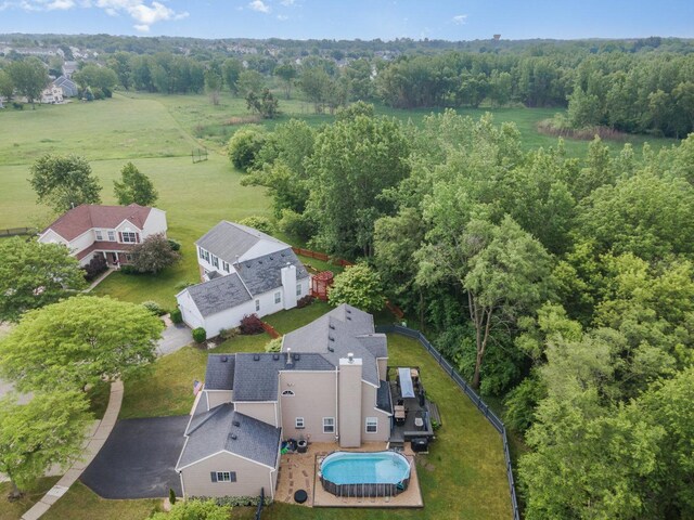 2519 Quail Cv, Carpentersville, IL 60110 - drone / aerial view of a pool area