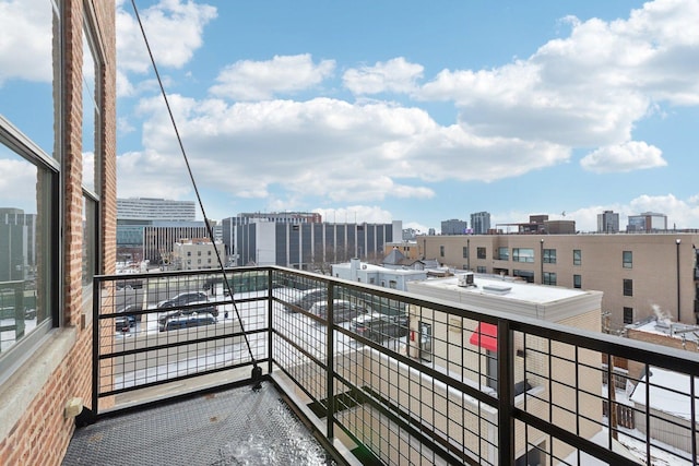 1645 W Ogden Ave Unit 516, Chicago, IL 60612 - balcony featuring a city view